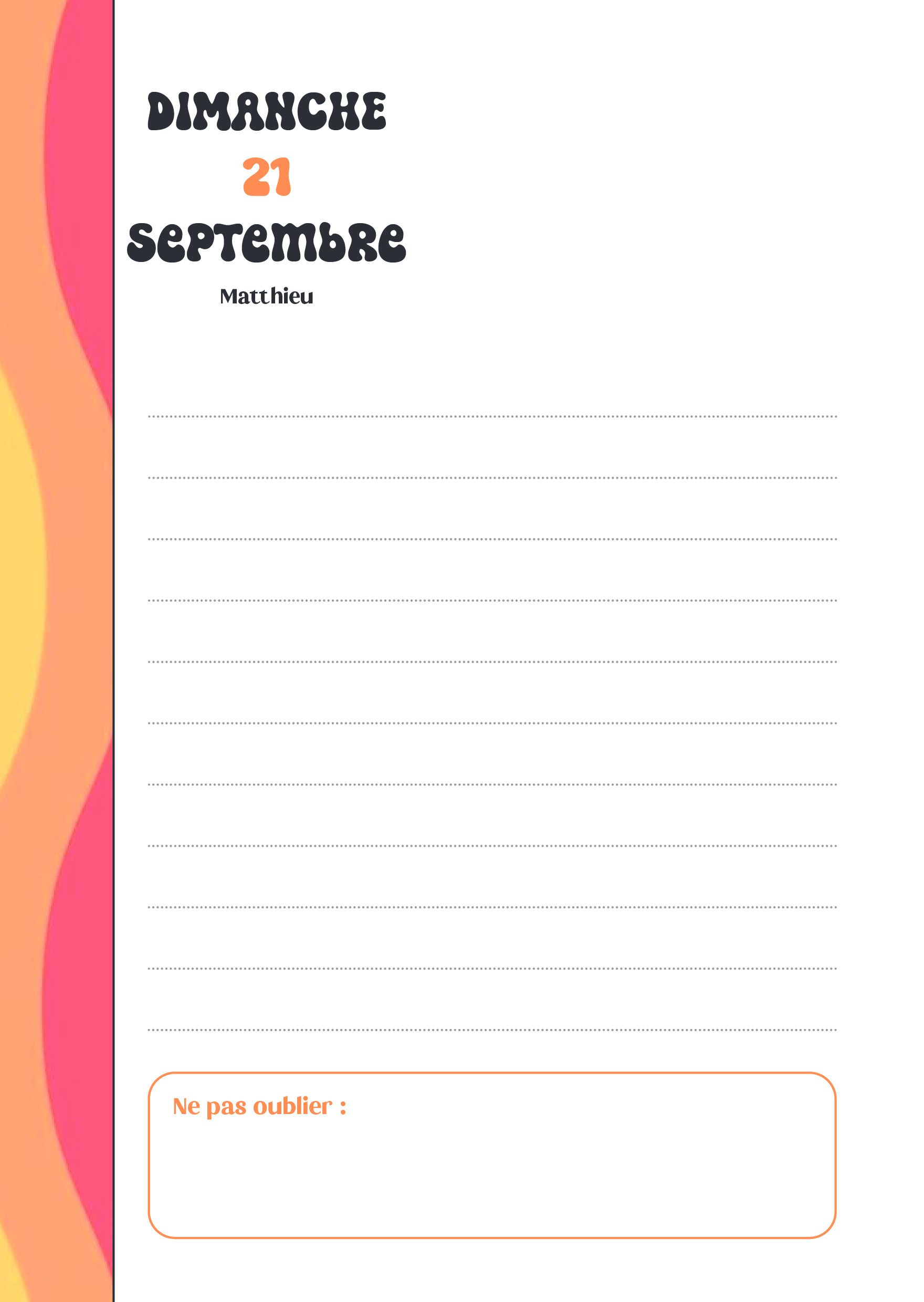 Agenda Agenda