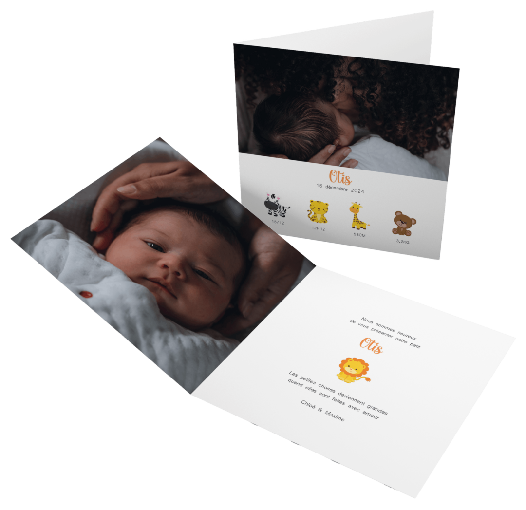 FAIRE PART DE NAISSANCE