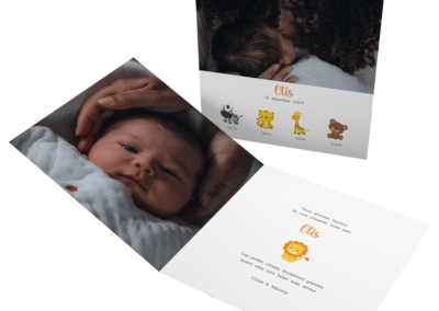 FAIRE PART DE NAISSANCE